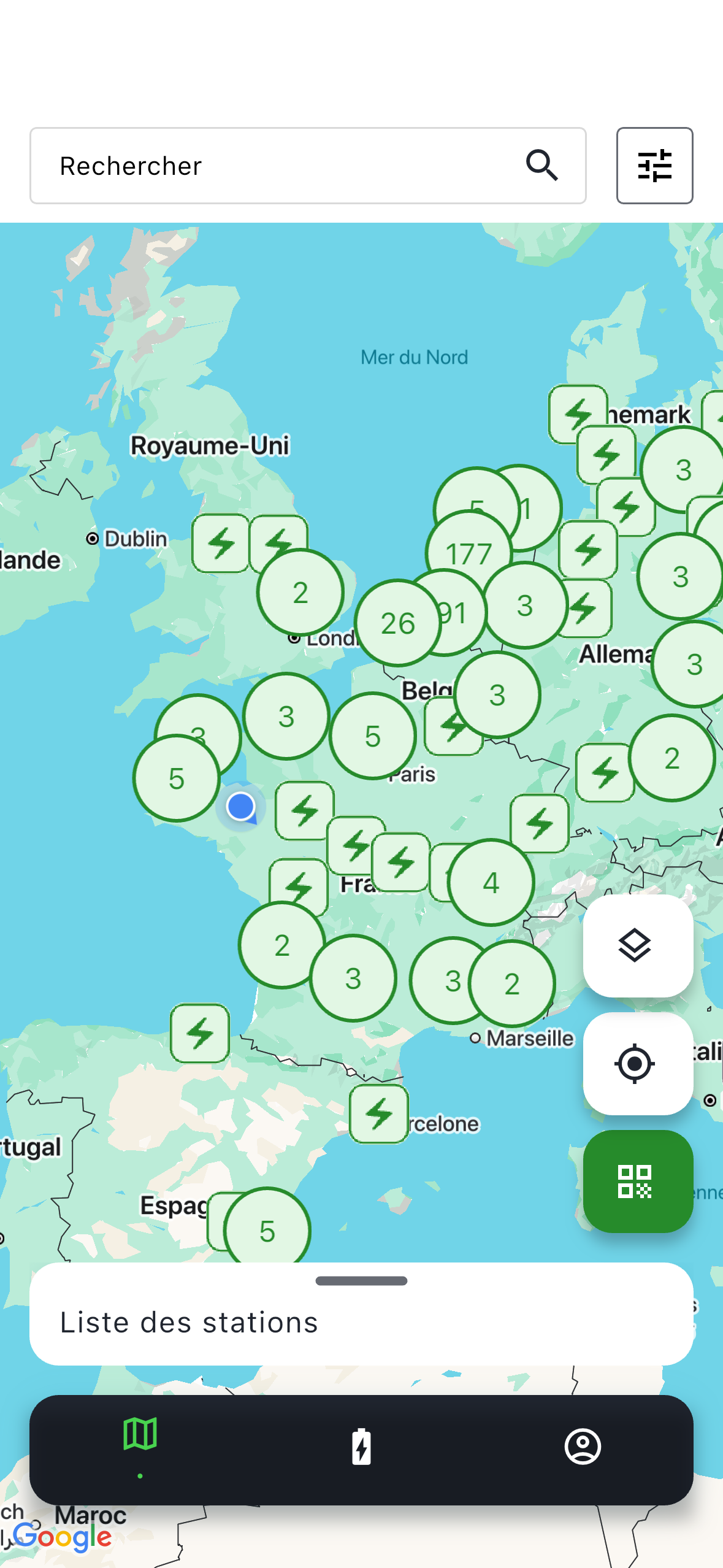 carte de mobilité - itinérance - cartographie