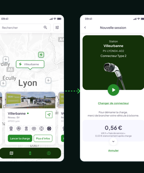 Carte de mobilité - Ma Borne LR - interface appli