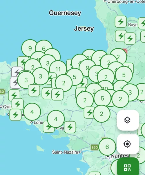 cartographie borne - ma borne lr - chargekeeper