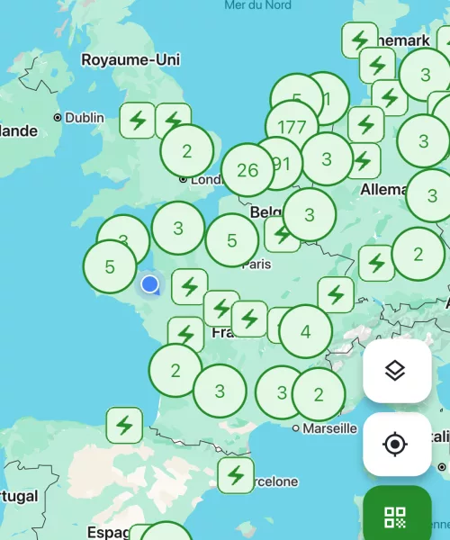carte de mobilité - itinérance - cartographie
